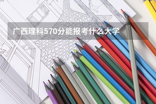 广西理科570分能报考什么大学
