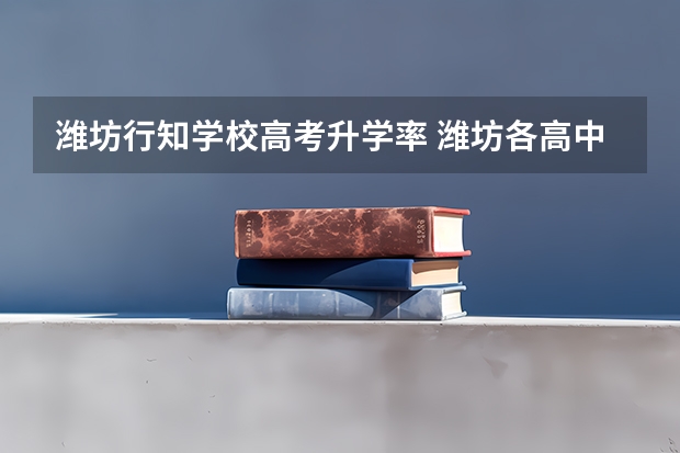 潍坊行知学校高考升学率 潍坊各高中高考升学率数据