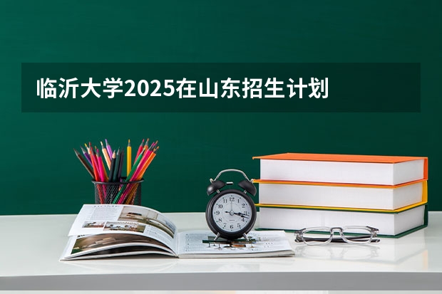 临沂大学2025在山东招生计划