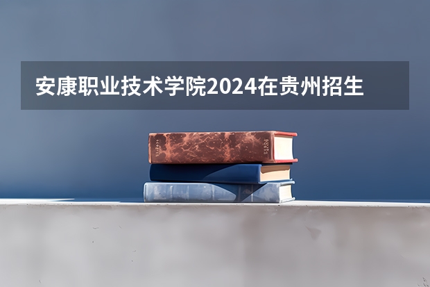 安康职业技术学院2024在贵州招生计划