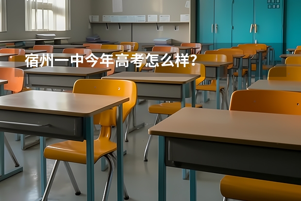 宿州一中今年高考怎么样？