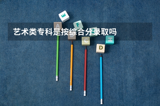 艺术类专科是按综合分录取吗