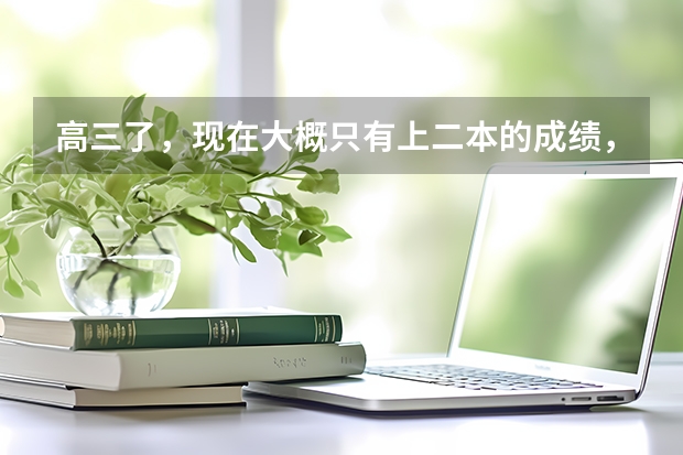高三了,现在大概只有上二本的成绩,最后几个月有办法多提高点吗