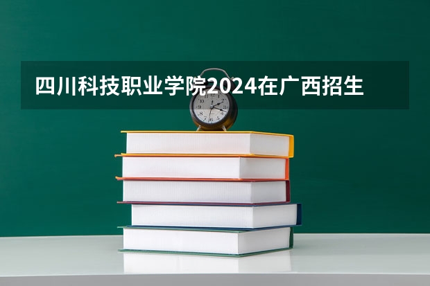 四川科技职业学院2024在广西招生计划