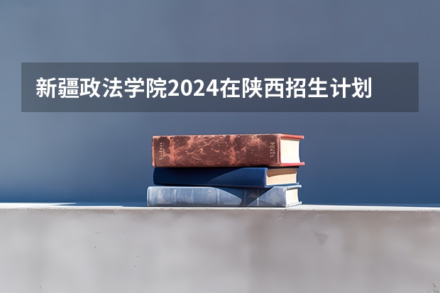 新疆政法学院2024在陕西招生计划