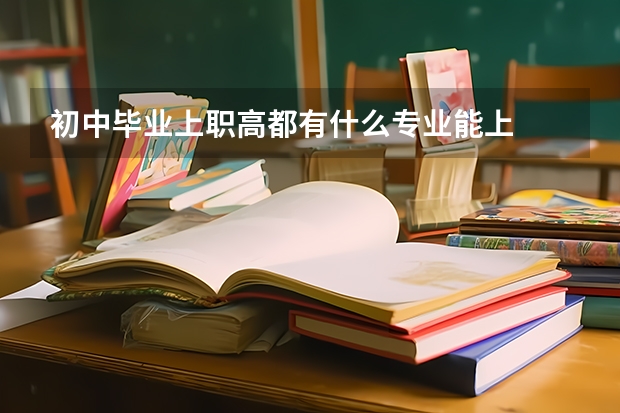 初中毕业上职高都有什么专业能上