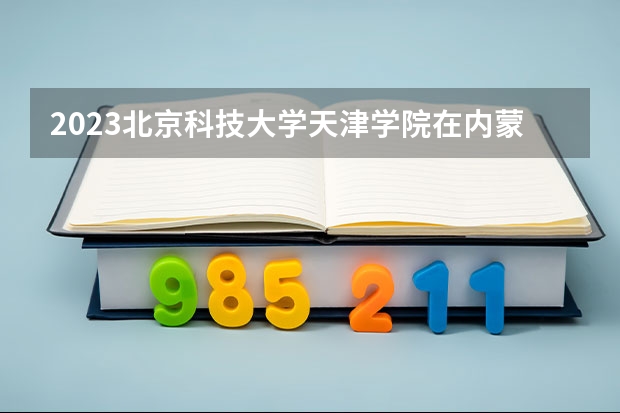 2023北京科技大学天津学院在内蒙古高考专业计划招生多少人