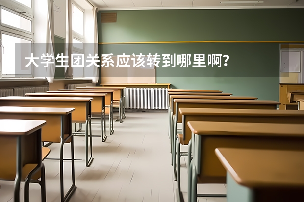 大学生团关系应该转到哪里啊？