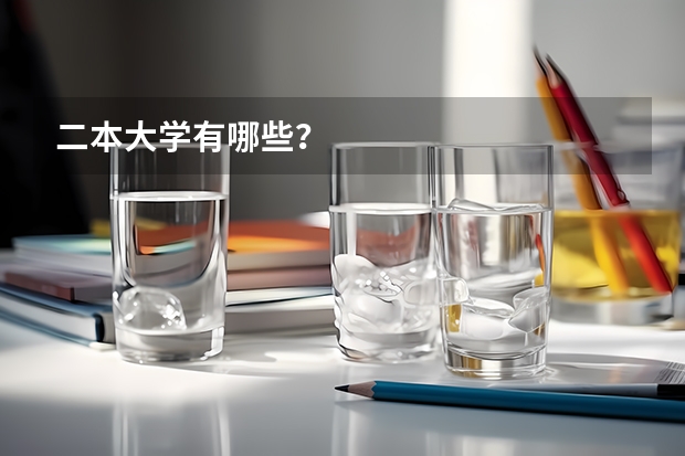 二本大学有哪些？