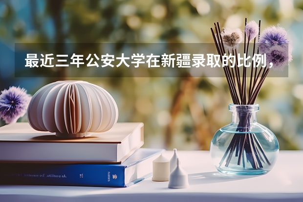 最近三年公安大学在新疆录取的比例，比如理科生，女生都招哪些专业