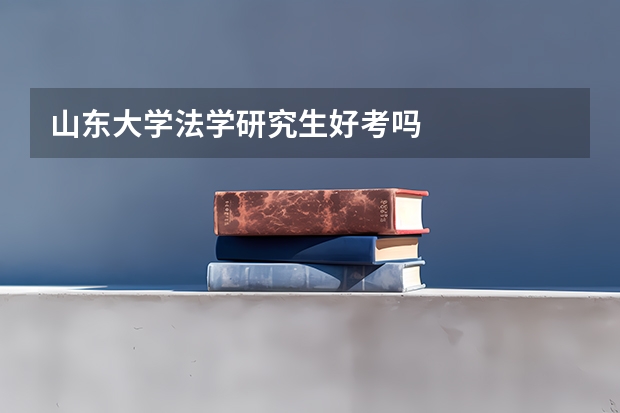 山东大学法学研究生好考吗