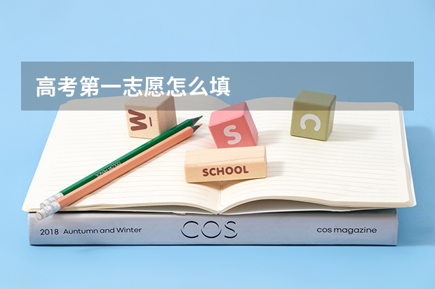 高考第一志愿怎么填