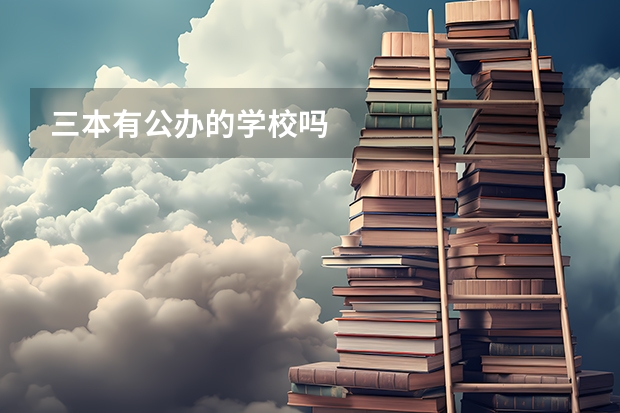 三本有公办的学校吗