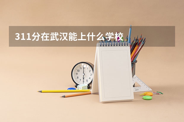 311分在武汉能上什么学校