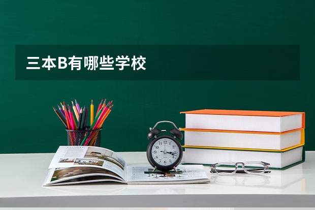 三本B有哪些学校