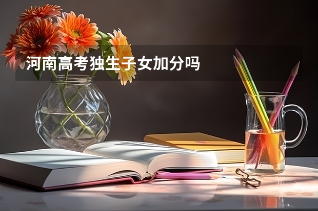河南高考独生子女加分吗