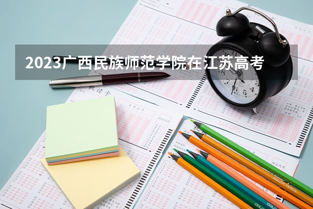 2023广西民族师范学院在江苏高考专业计划招生多少人