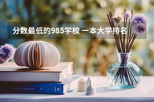 分数最低的985学校 一本大学排名及分数线