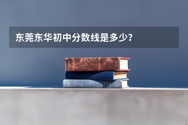 东莞东华初中分数线是多少？