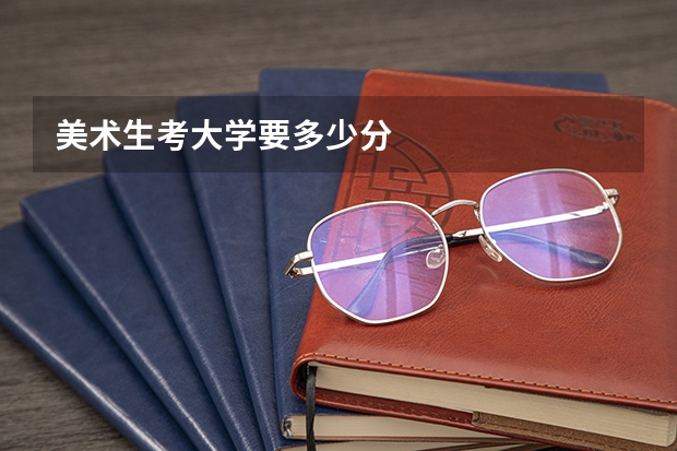 美术生考大学要多少分