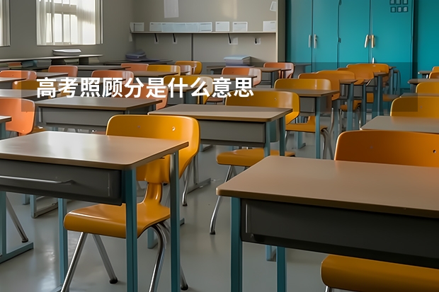 高考照顾分是什么意思