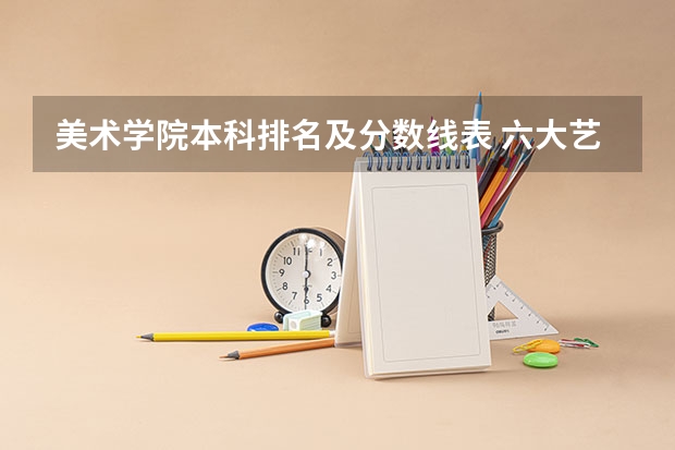 美术学院本科排名及分数线表 六大艺术学院2023年美术设计类专业录取分数线汇总！！