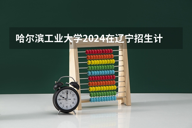 哈尔滨工业大学2024在辽宁招生计划