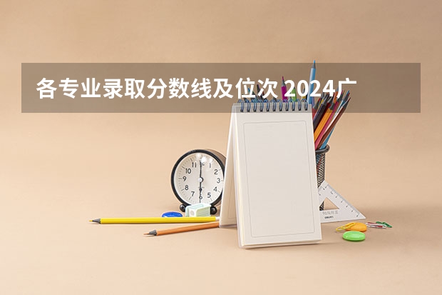 各专业录取分数线及位次 2024广西大学各专业录取分数线