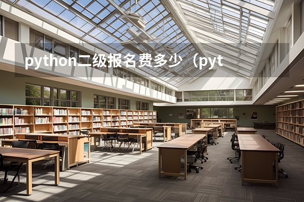 python二级报名费多少(python2级报名)