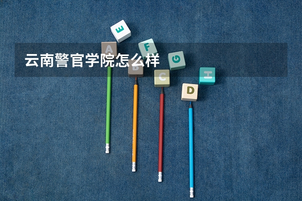云南警官学院怎么样