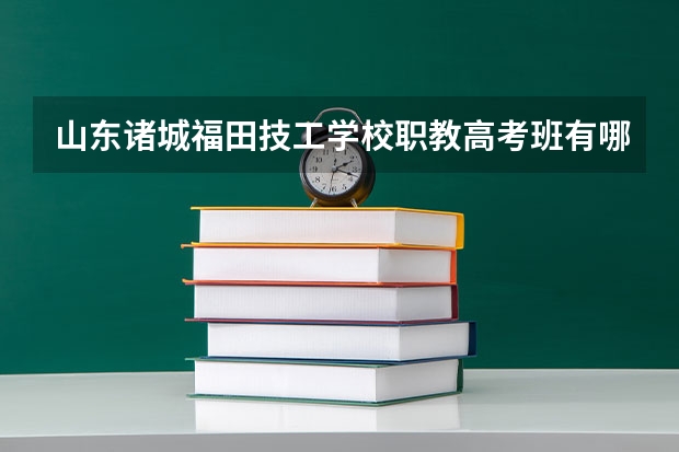 山东诸城福田技工学校职教高考班有哪些专业