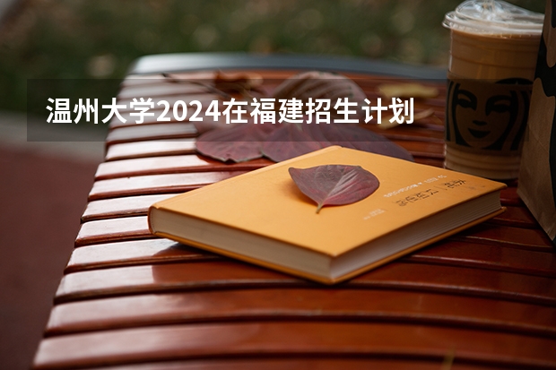 温州大学2024在福建招生计划