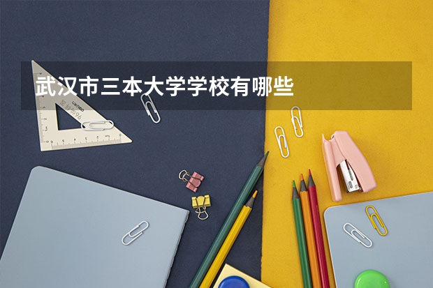 武汉市三本大学学校有哪些