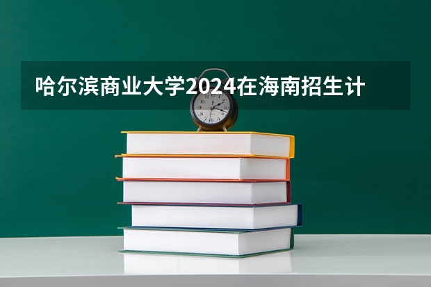 哈尔滨商业大学2024在海南招生计划