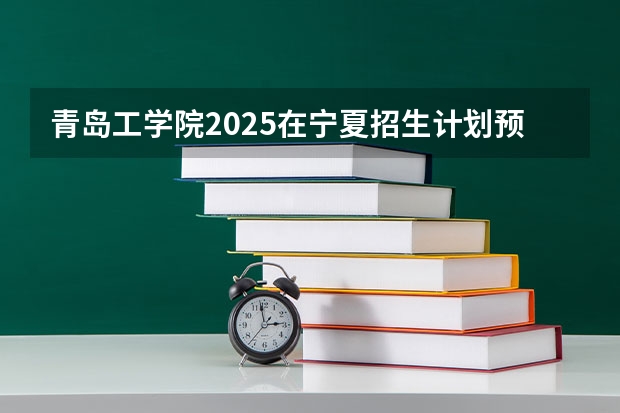 青岛工学院2025在宁夏招生计划预测
