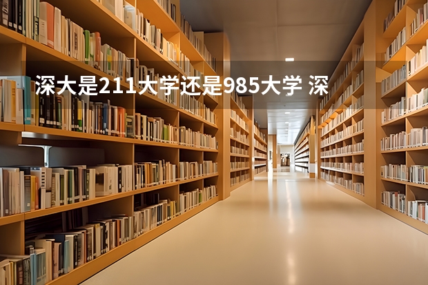 深大是211大学还是985大学 深大985还是211
