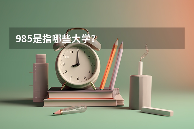 985是指哪些大学？