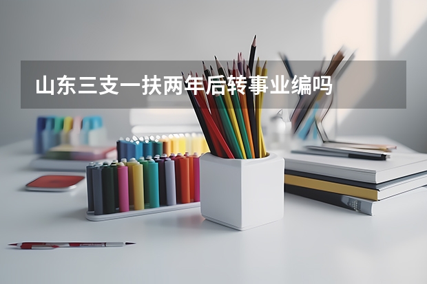 山东三支一扶两年后转事业编吗