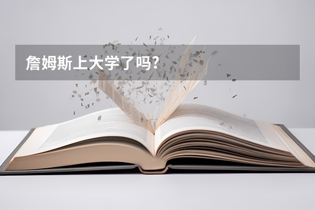 詹姆斯上大学了吗?