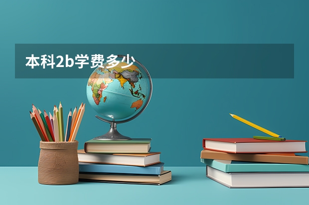 本科2b学费多少