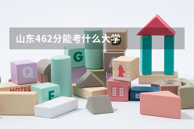 山东462分能考什么大学
