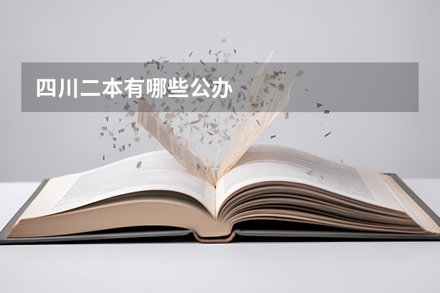 四川二本有哪些公办