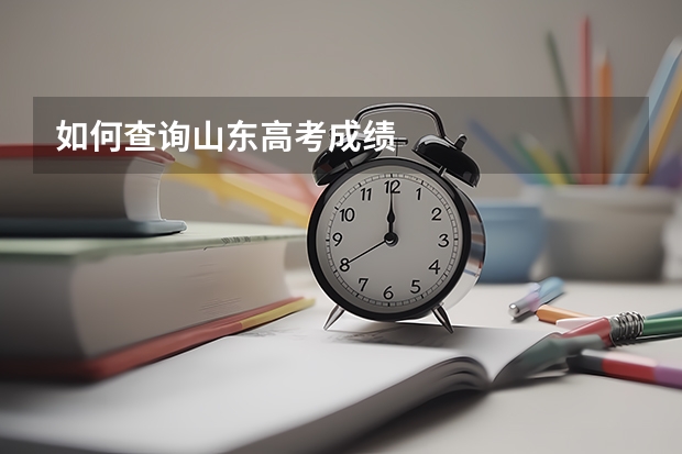 如何查询山东高考成绩