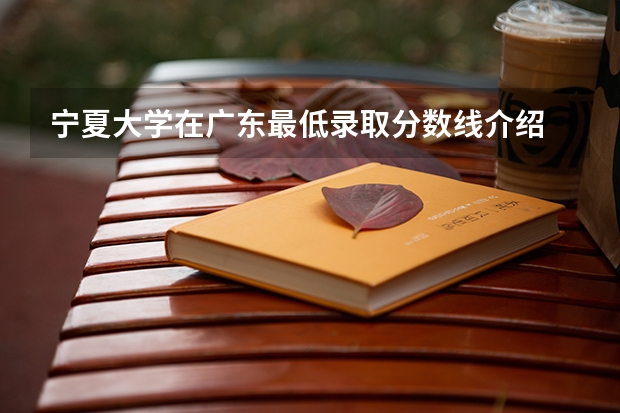 宁夏大学在广东最低录取分数线介绍