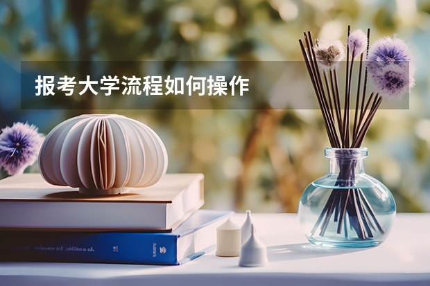 报考大学流程如何操作