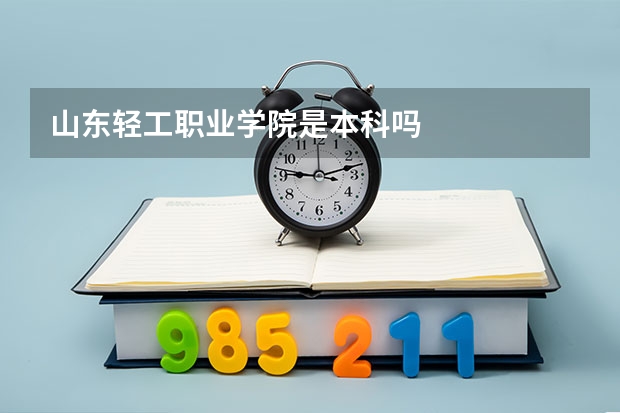山东轻工职业学院是本科吗