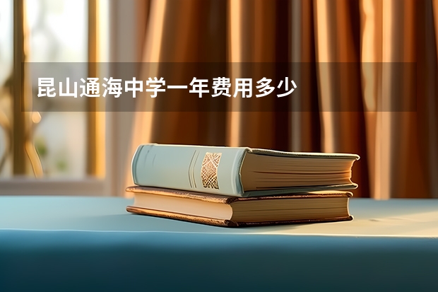 昆山通海中学一年费用多少