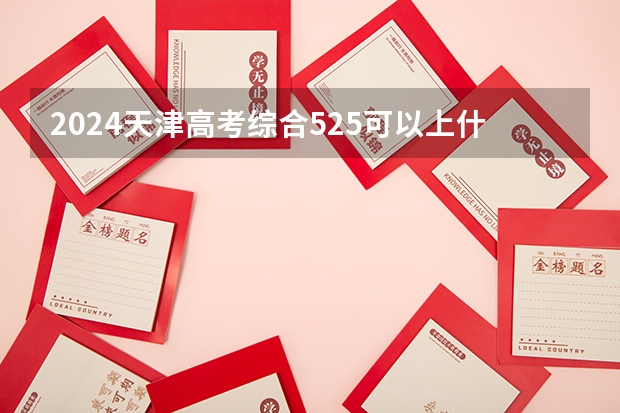 2024天津高考综合525可以上什么大学预测