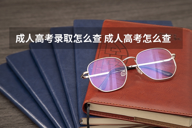 成人高考录取怎么查 成人高考怎么查询录取结果？